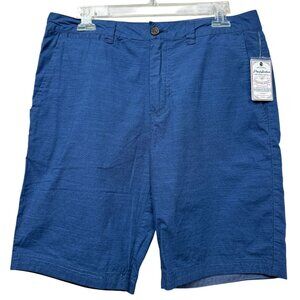 Flag & Anthem NWT Stretch Slub Shorts Casual Everyday Men 30 Navy Blue